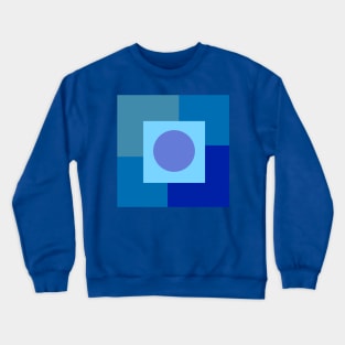 Abstract blue tones Crewneck Sweatshirt